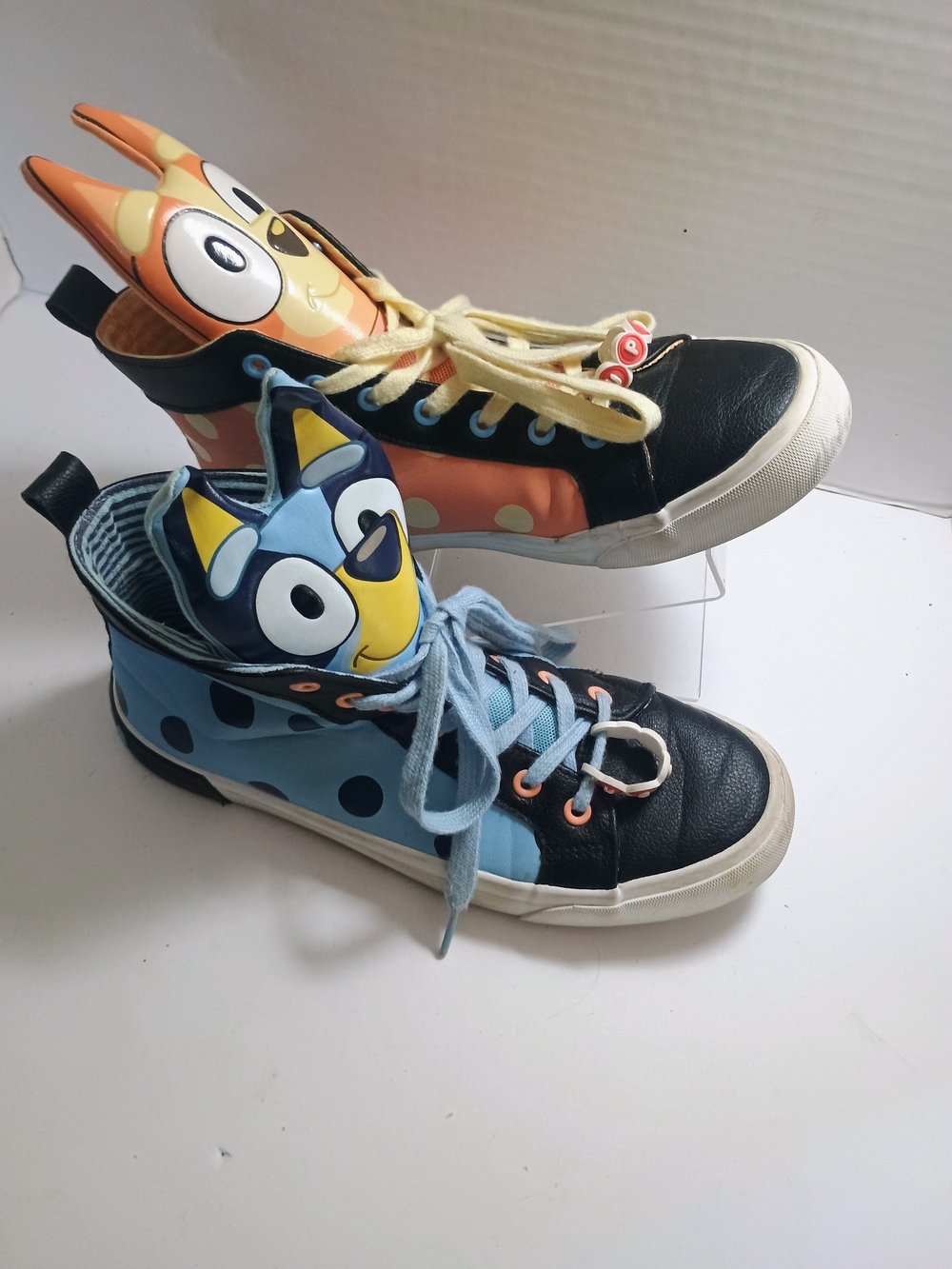 Bluey & Bingo Ground Up Keepy Uppy Men’s Size 8 High Tops Shoes